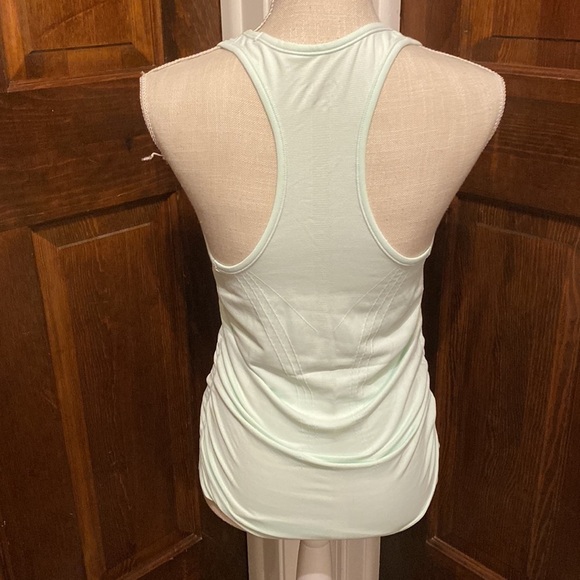 Athleta Light Green Razorback Athletic Top - Picture 3 of 6